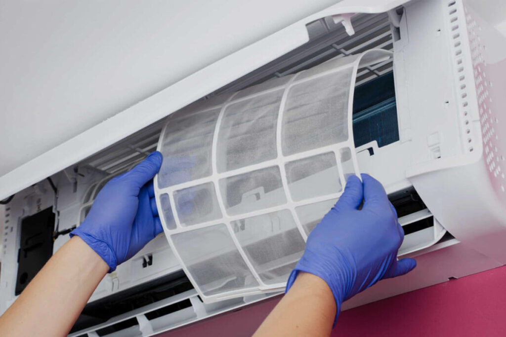تنظيف فلتر المكيفات بالدمام